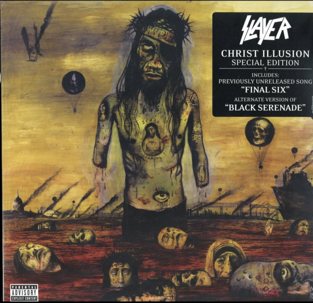 SLAYER LP-Exclusive Colour Vinyl- Christ Illusion (Silver Coloured Vin –  Colour Vinyl Records
