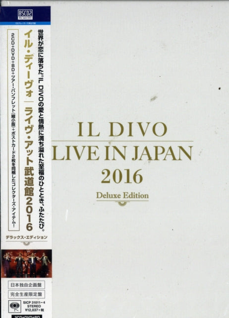 Il Divo 'Live In Japan 2016 (CD/Dvd/Bd/Ltd)'