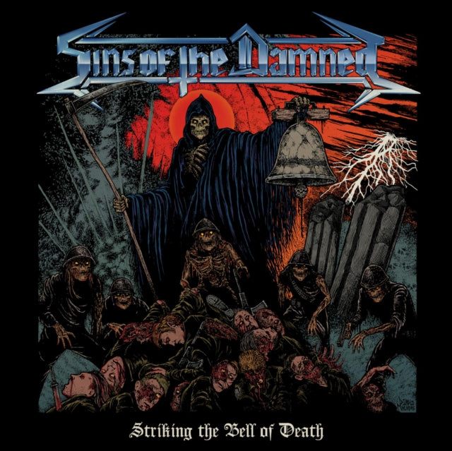 Sins Of The Damned 'Striking The Bell Of Death' Vinyl Record LP - Sentinel Vinyl