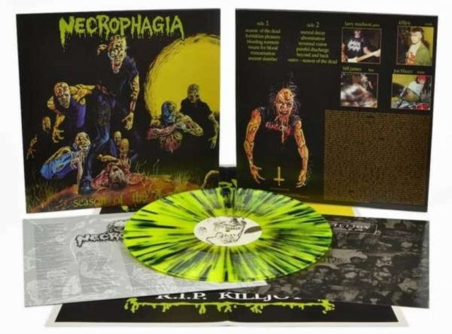 Necrophagia 'Season Of The Dead' Vinyl Record LP - Sentinel Vinyl