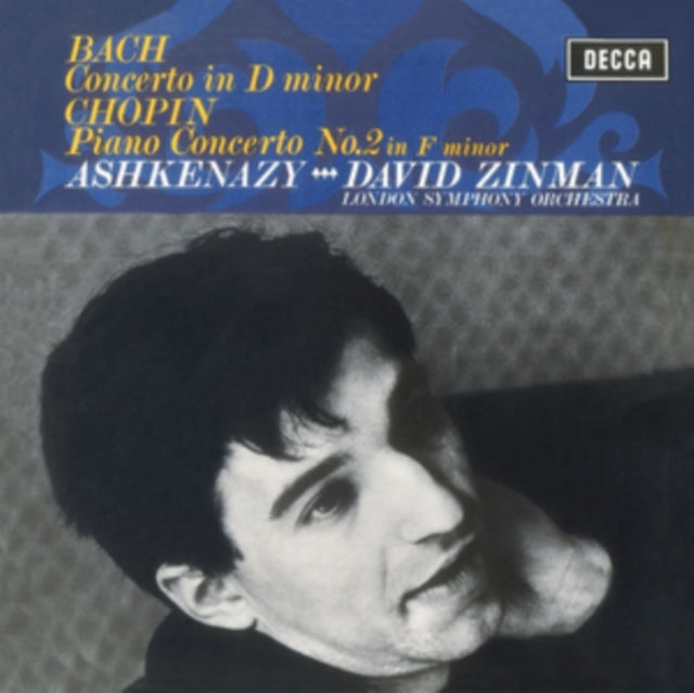 Ashkenazy / London Symphony Orchestra / Zinman 'Chopin: Piano Concerto No.2; Bach: Keyboard Concerto In D Minor' Vinyl Record LP