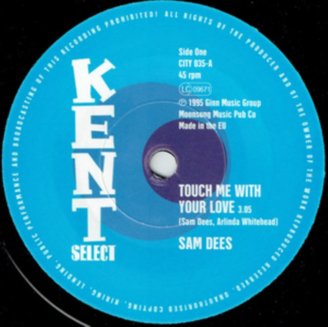 Dees, Sam 'Touch Me With Your Love / Run To Me' Vinyl Record LP