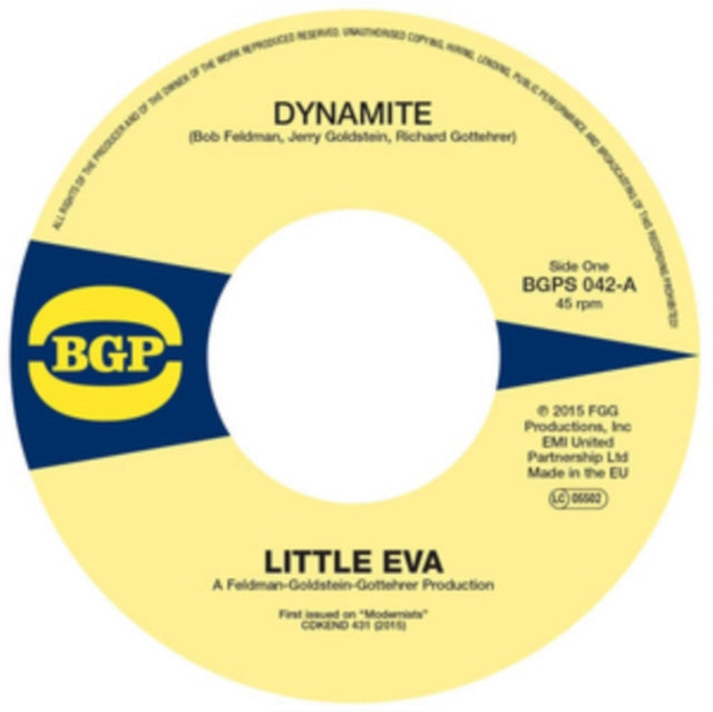 Little Eva 'Dynamite: Get Ready / Uptight' Vinyl Record LP