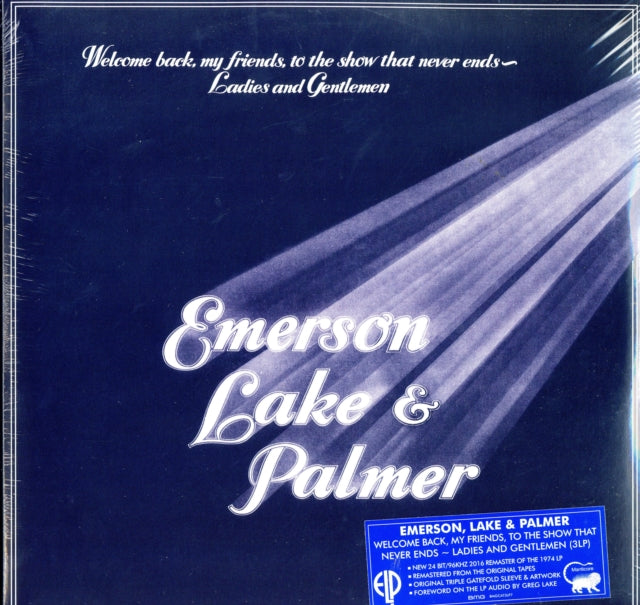 Emerson, Lake & Palmer Welcome Back My Friends To The Show That Never Ends - Ladies & Ge Vinyl Record LP