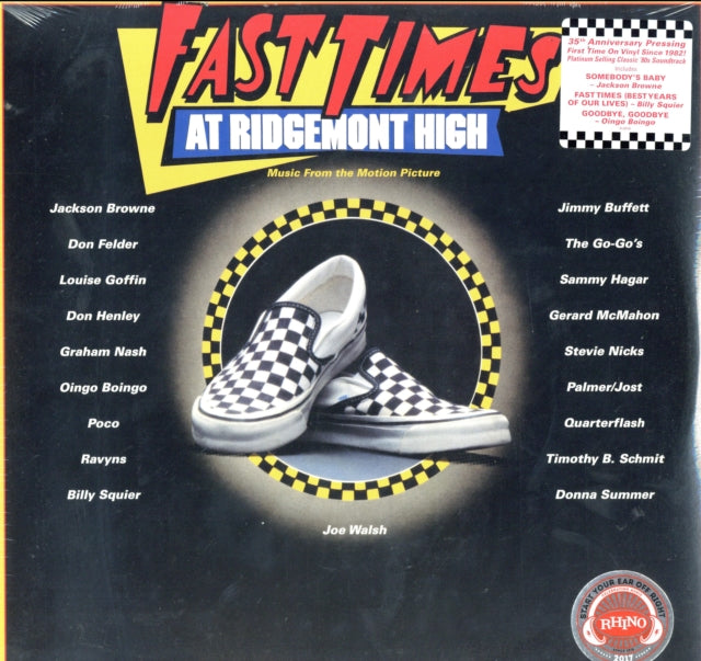 Various Artists Fast Times At Ridgemont High Ost (2Lp) (Syeor) Vinyl Record LP