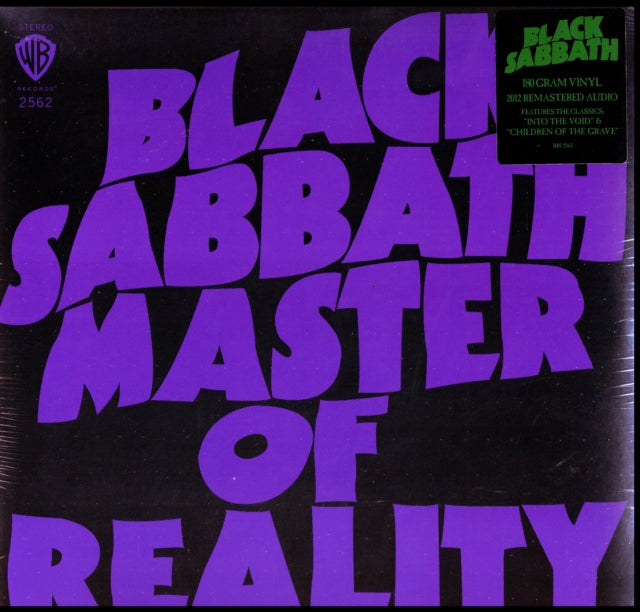 Black Sabbath Master Of Reality (180G) Vinyl Record LP