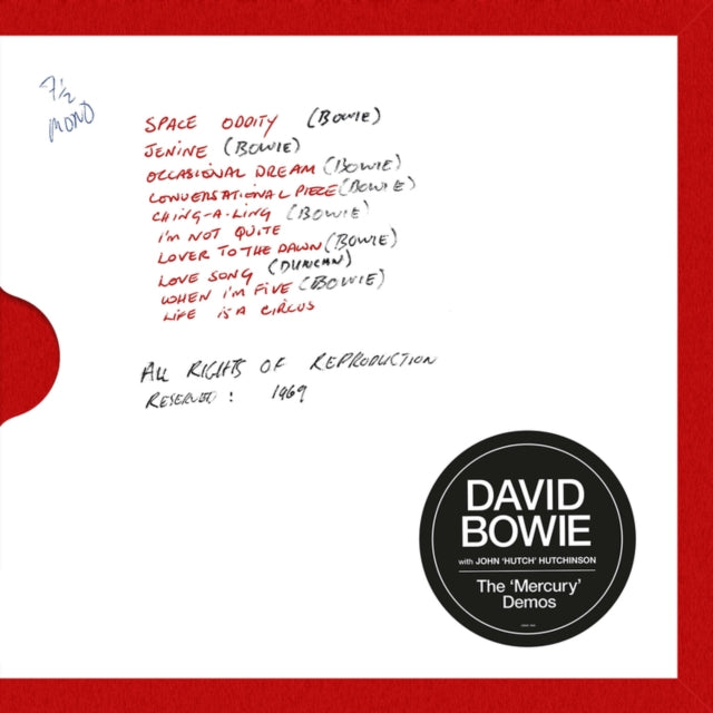 Bowie, David 'Mercury Demos' Vinyl Record LP