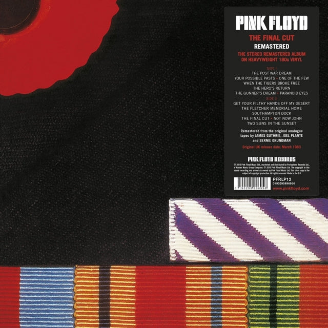 Pink Floyd Final Cut Vinyl Record LP