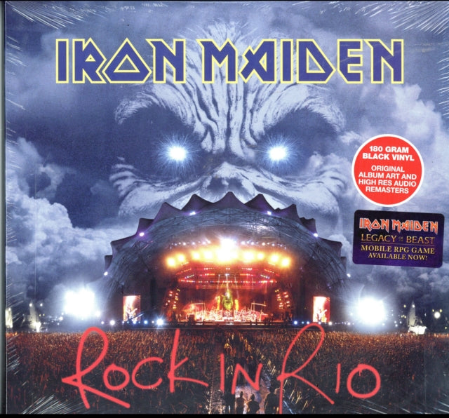 Iron Maiden Rock In Rio (3Lp/180G Vinyl) Vinyl Record LP