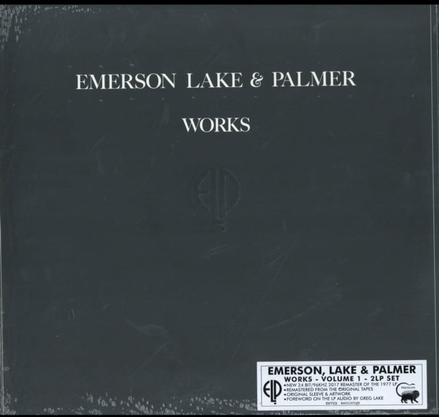 Emerson, Lake & Palmer Works Volume 1 (2Lp) Vinyl Record LP