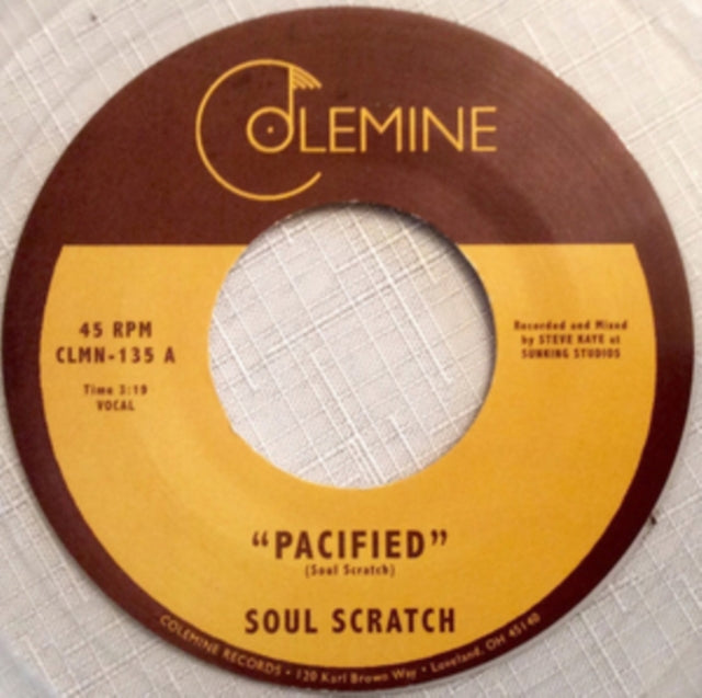 Soul Scratch 'Loving Arms B/W Money & Loneliness (White Vinyl)' Vinyl Record LP