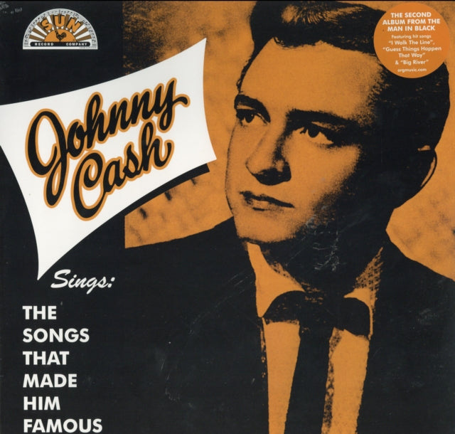 Cash, Johnny 'Sings The Songs That Made Him Famous (Black Vinyl)' Vinyl Record LP