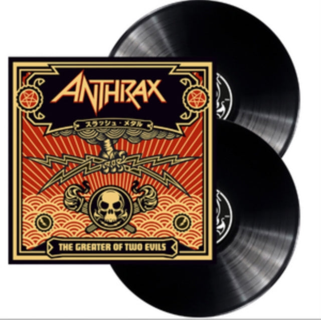 Anthrax Greater Of Two Evils Vinyl Record LP
