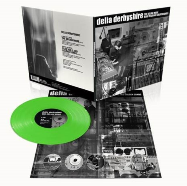 Derbyshire, Delia 'Delian Mode/Blue Veils & Golden Sands (Fluorescent Green Vinyl/Ga' Vinyl Record LP - Sentinel Vinyl