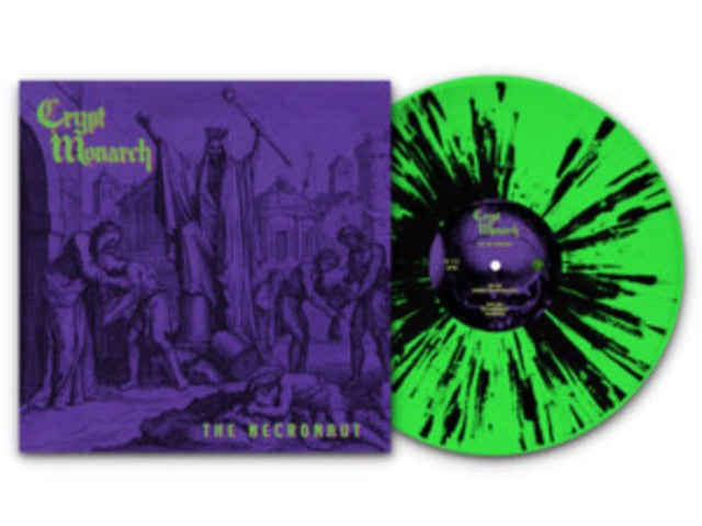 Crypt Monarch 'Necronaut (Green & Black Splatter Vinyl/Import)' Vinyl Record LP - Sentinel Vinyl