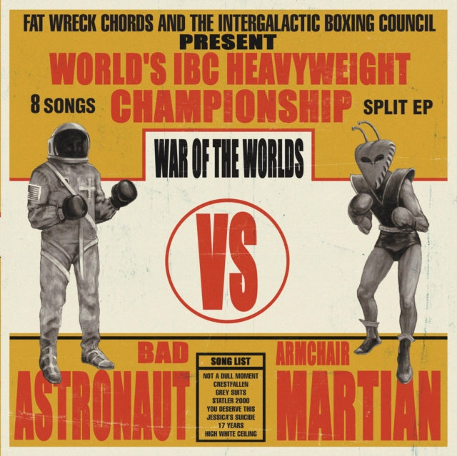 Bad Astronaut / Armchair Martian 'War Of The Worlds' Vinyl Record LP - Sentinel Vinyl