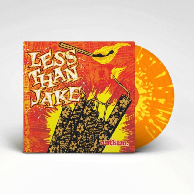 Less Than Jake Anthem (Transparent Orange Vinyl) Vinyl Record LP