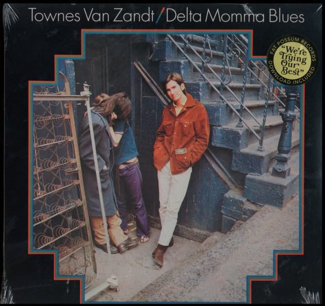 Van Zandt,Townes Delta Momma Blues Vinyl Record LP