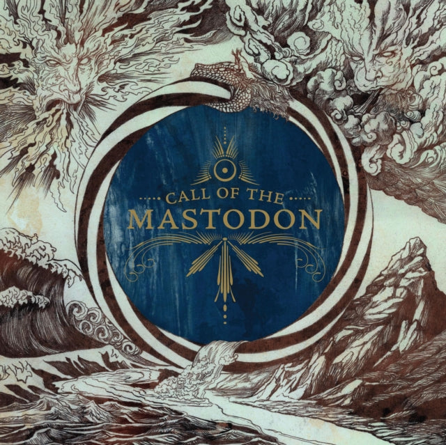 Mastodon 'Call Of The Mastodon (Royal Blue With Gold Wings & White & Black' Vinyl Record LP