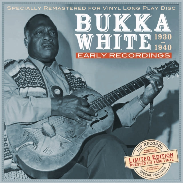 White, Bukka 'Early Recordings 1930-1940' Vinyl Record LP