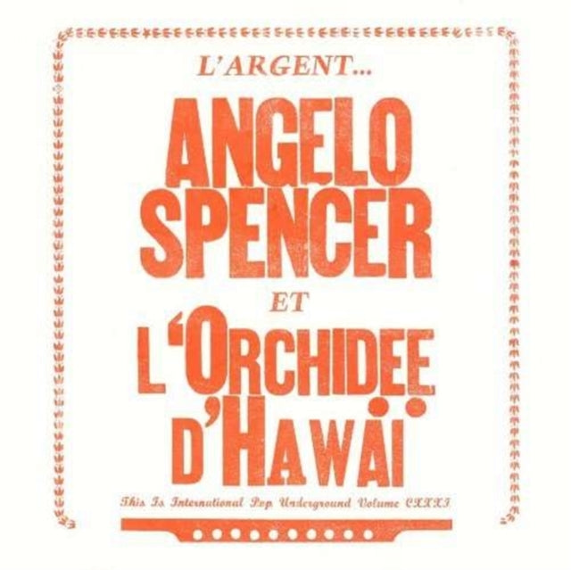 Spencer, Angelo 'L'Argent: Part I / L'Argent: Part 2' Vinyl Record LP