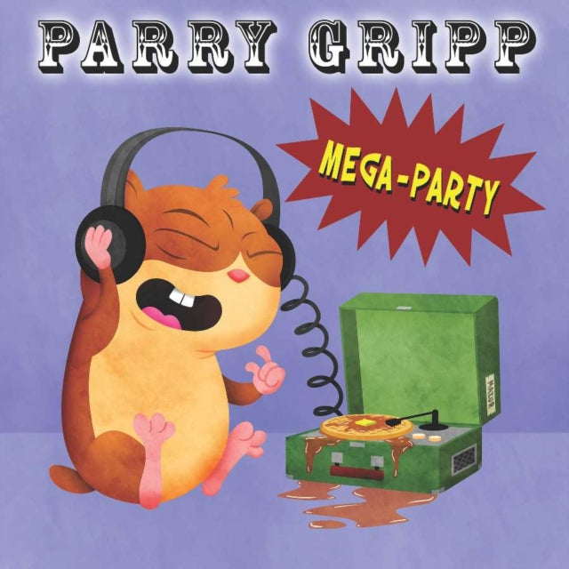 Parry Gripp 'Mega Party (2Lp/Yellow/Blue Split & Yellow/Red Split Vinyl)' Vinyl Record LP