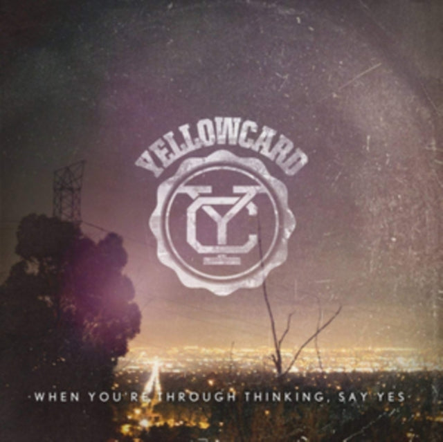 Yellowcard 'When You'Re Through Thinking Say Yes' Vinyl Record LP