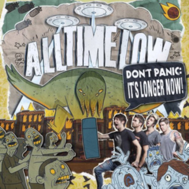 All Time Low Don'T Panic: It'S Longer Now Vinyl Record LP