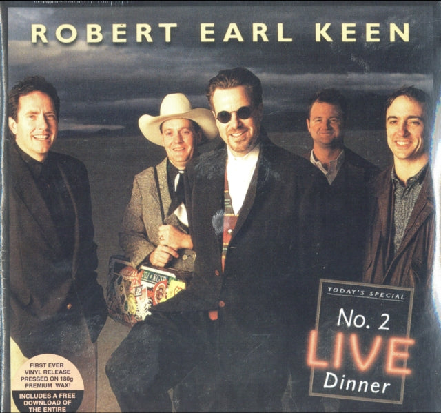 Keen,Robert Earl No. 2 Live Dinner (2Lp/Salmon-Colored Vinyl) Vinyl Record LP