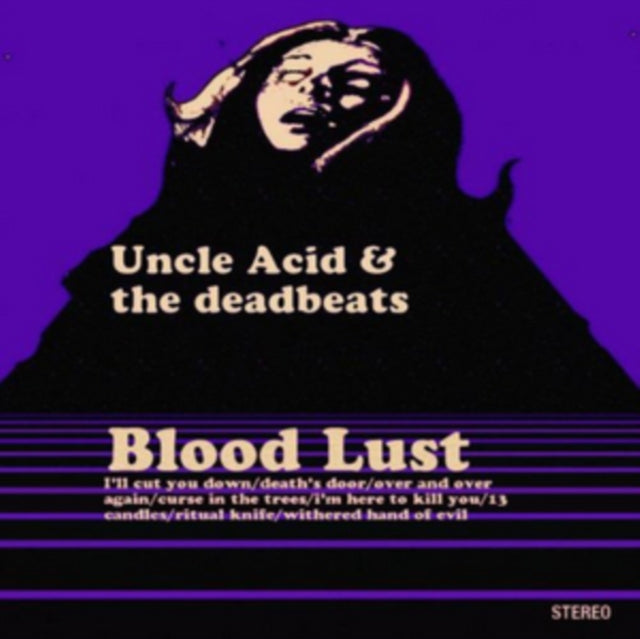Uncle Acid & The Deadbeats Blood Lust (Clear Vinyl W/ Purple, White & Black Splatter) Vinyl Record LP