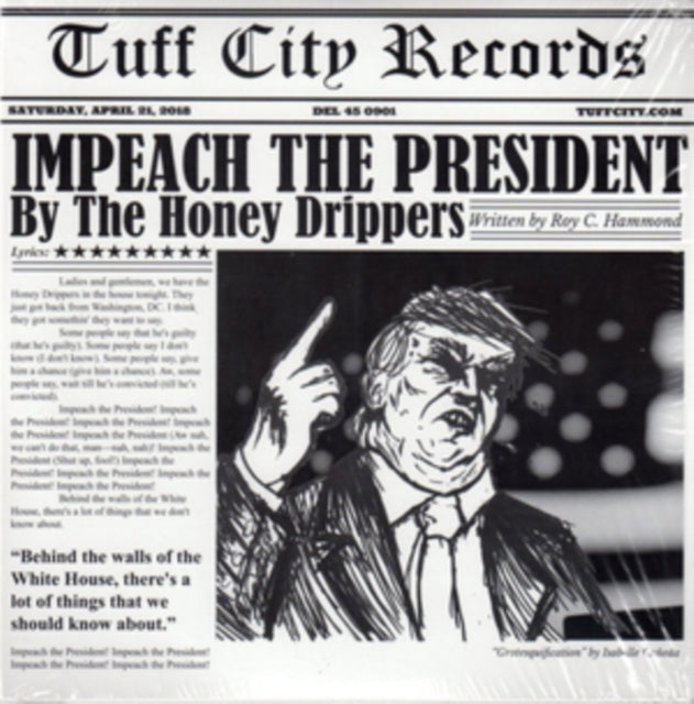 Unknown 'Impeach The President The Monkey That Be' Vinyl Record LP - Sentinel Vinyl