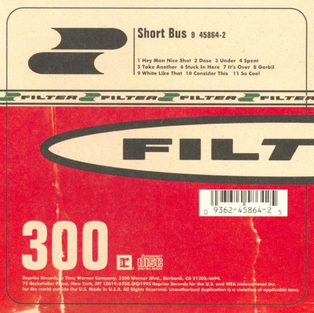 Filter Short Bus Vinyl Record LP