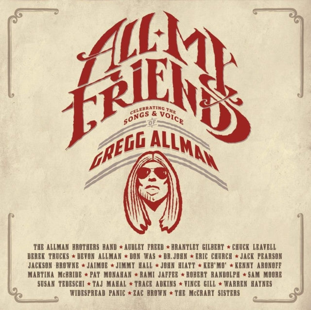 Various Artists 'All My Friends: Celebrating The Songs & Voice Of Gregg Allman (4L' Vinyl Record LP