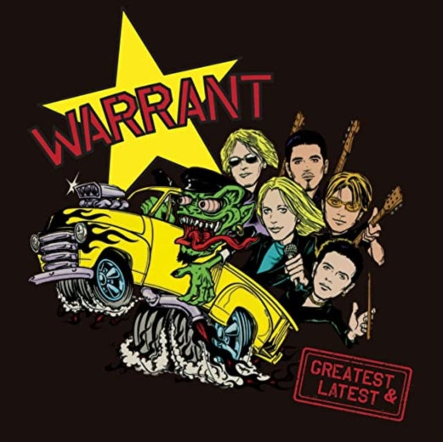Warrant 'Greatest & Latest (Cherry Splatter Vinyl)' Vinyl Record LP