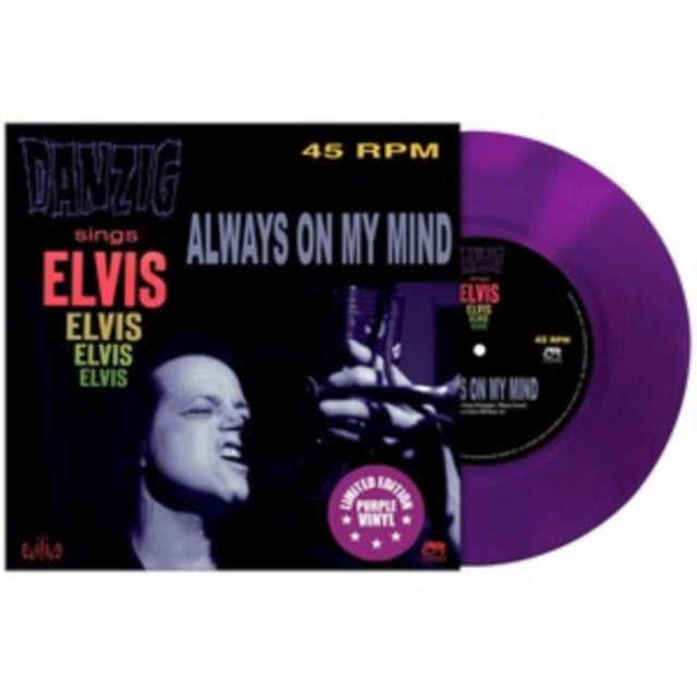 Danzig 'Always On My Mind (Purple Vinyl)' Vinyl Record LP