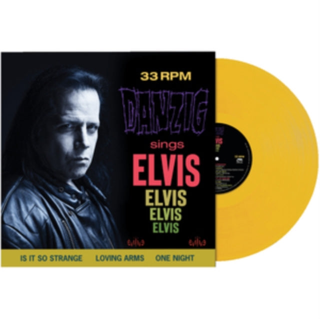 Danzig 'Sings Elvis (Yellow Vinyl)' Vinyl Record LP
