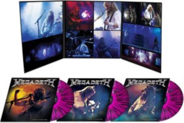 Megadeth 'Night In Buenos Aires (Purple & Black Splatter Vinyl)' Vinyl Record LP