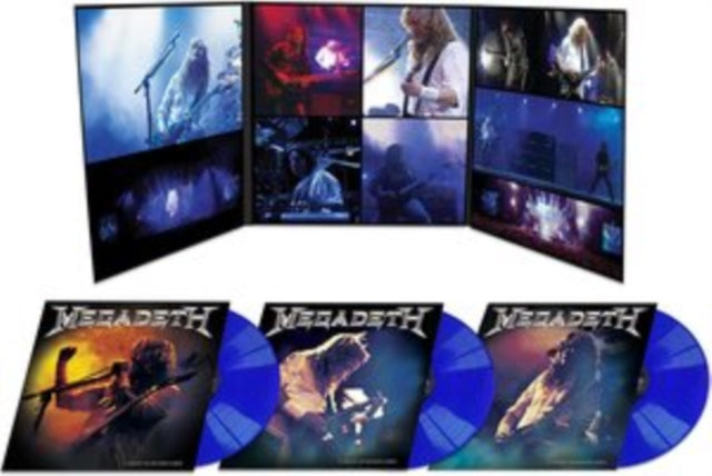 Megadeth 'Night In Buenos Aires (Blue Vinyl)' Vinyl Record LP