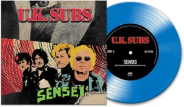 Uk Subs 'Sensei (Blue 7Inch)' Vinyl Record LP