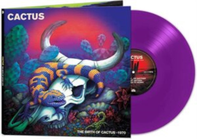 Cactus 'Birth Of Cactus - 1970 (Purple Vinyl)' Vinyl Record LP