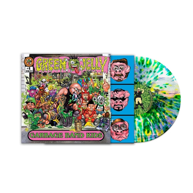 Green Jelly 'Garbage Band Kids (Green & Yellow Splatter Vinyl)' Vinyl Record LP