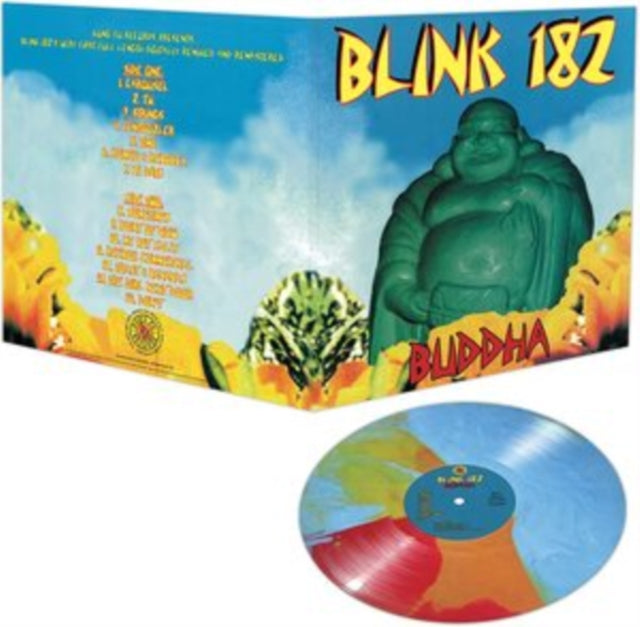 Blink 182 'Buddah (Blue Red & Yellow Stripe Vinyl)' Vinyl Record LP
