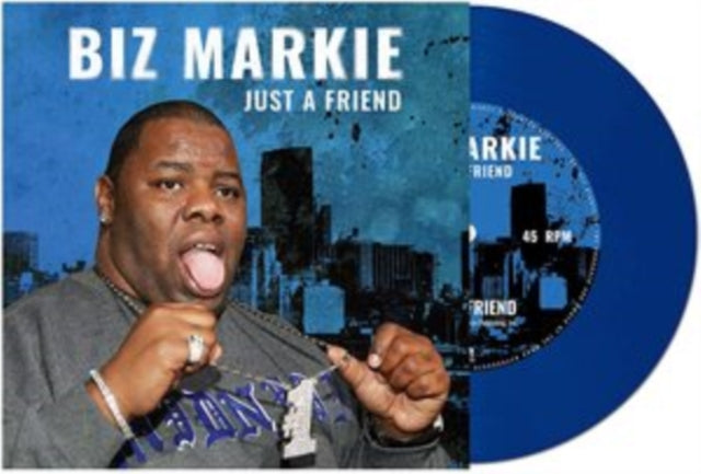 Biz Markie 'Just A Friend (Blue Vinyl)' Vinyl Record LP