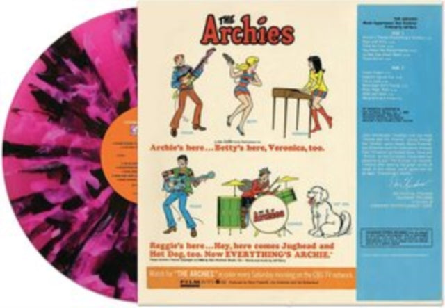 Archies 'Archies (Black Pink & White Splatter Vinyl)' Vinyl Record LP
