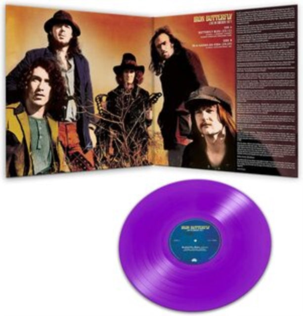 Iron Butterfly 'Live In Sweden 1971 (Purple Vinyl)' Vinyl Record LP