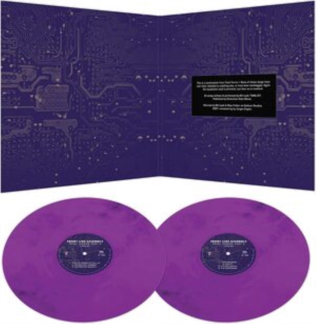 Front Line Assembly 'Total Terror Part Ii 1986/87 (Purple Marble Vinyl)' Vinyl Record LP