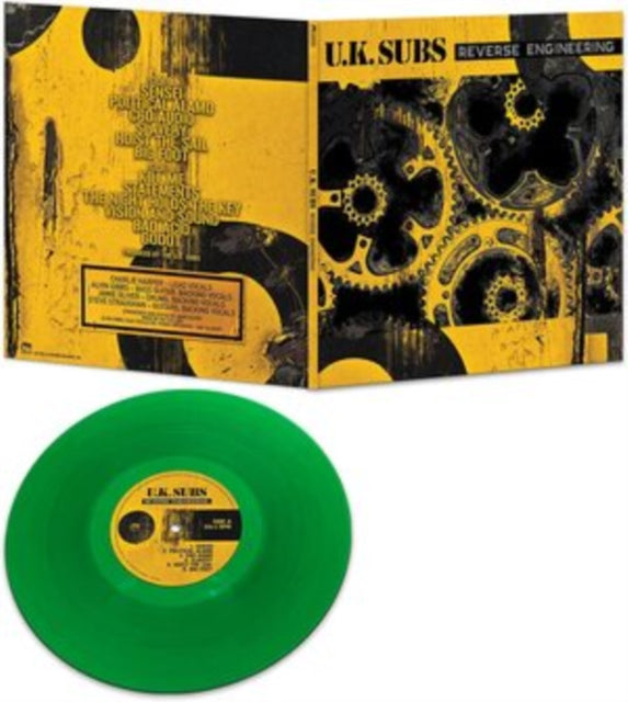 Uk Subs 'Reverse Engineering (Green Vinyl)' Vinyl Record LP