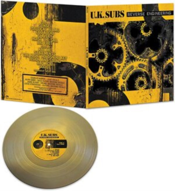 Uk Subs 'Reverse Engineering (Gold Vinyl)' Vinyl Record LP