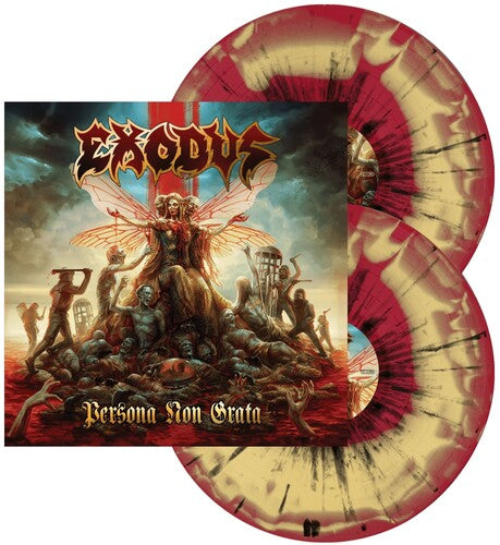 Exodus Persona Non Grata (Red & Mustard w/ Black Splatter Vinyl) - Sentinel Vinyl