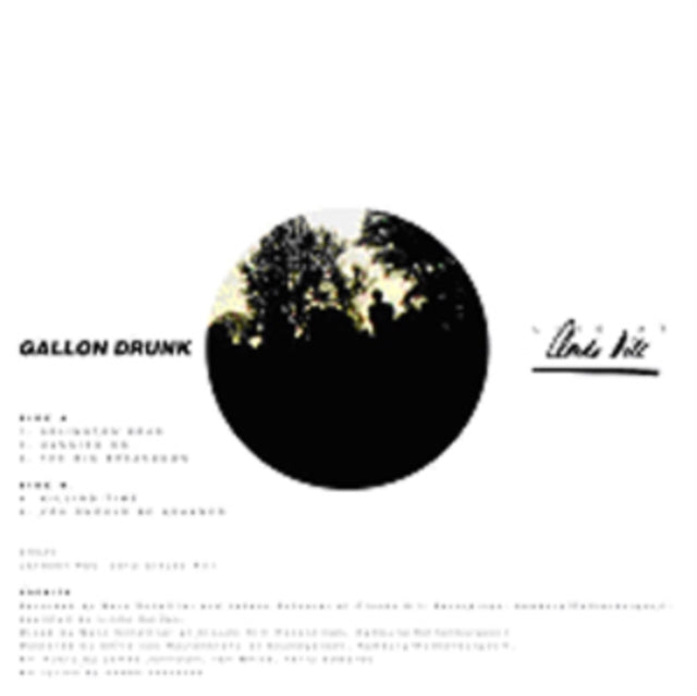 Gallon Drunk 'Live At Clouds Hill' Vinyl Record LP